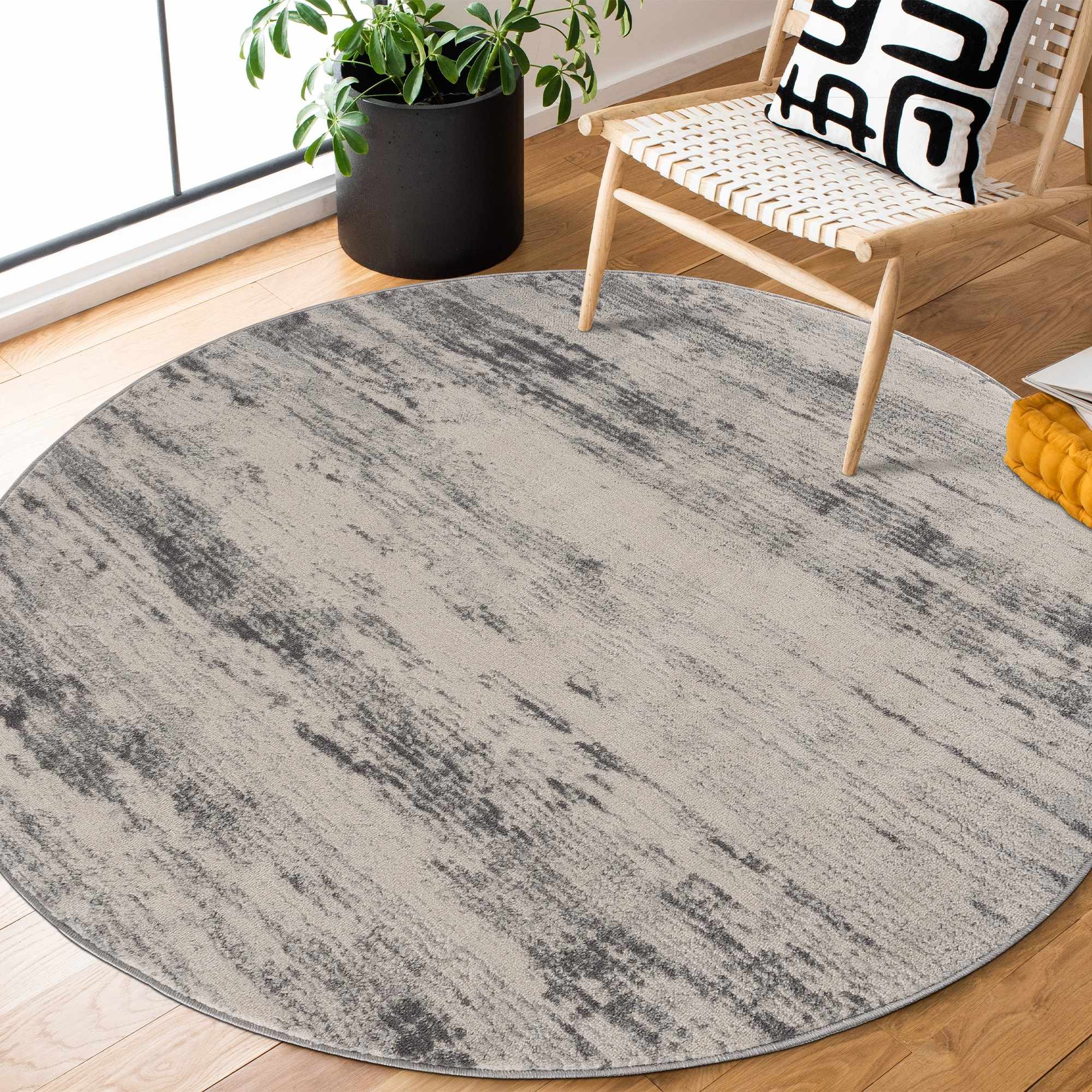 Tigrima 2320 Ivory & Gray Abstract Rug - Promo