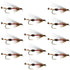 Royal Coachman Bucktail Classic Streamer Flies - Set of 12 - Hook Size 4