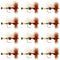 Royal Trude Classic Hair Wing Dry Fly - 1 Dozen Flies Hook Size 10