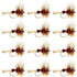 Royal Wulff Classic Trout Dry Fly Fishing Flies - Set of 12 Flies Size 8 - One Dozen