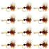 Royal Wulff Classic Trout Dry Fly Fishing Flies - Set of 12 Flies Size 12 - One Dozen