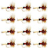 Royal Wulff Classic Trout Dry Fly Fishing Flies - Set of 12 Flies Size 16 - One Dozen