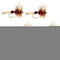 Royal Wulff Classic Trout Dry Fly Fishing Flies - Set of 6 Flies Size 12