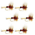 Barbless Royal Wulff Classic Hair Wing Dry Fly - 6 Flies Hook Size 12