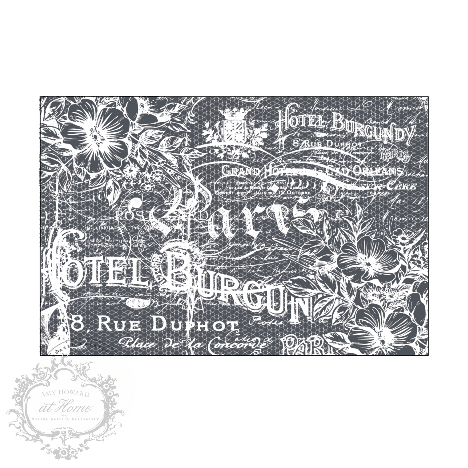 Rue Duphot - Mesh Stencil 12x18