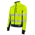 Hi-Vis Softshell Water Repellent Fleece Lined Safety Jacket with Reflective Strips