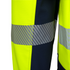 Hi-Vis Softshell Water Repellent Fleece Lined Safety Jacket with Reflective Strips