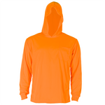 Hi-Vis Safety Long Sleeve Shirt with Hoodie