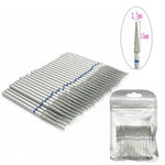 50pc Diamond Nail Drill Cuticle Clean Bit Set Milling Cutter for Manicure Electric  Bits Accessories Dead Skin Remove Tool