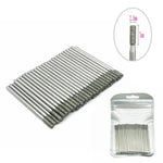 50pc Diamond Nail Drill Cuticle Clean Bit Set Milling Cutter for Manicure Electric  Bits Accessories Dead Skin Remove Tool