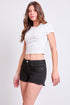 Women's Fray Hem Denim Shorts
