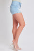 Women's WannaBettaButt 3 Button Cuffed Denim Shorts