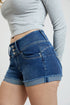 Women’s WannaBettaButt 3 Button Cuffed Denim Shorts