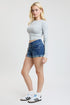 Women’s WannaBettaButt 3 Button Cuffed Denim Shorts