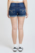 Women’s WannaBettaButt 3 Button Cuffed Denim Shorts