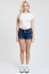 Women’s WannaBettaButt 3 Button Cuffed Denim Shorts