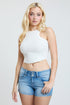 Women’s WannaBettaButt 2 Button Denim Shorts