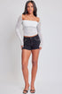 Women's Frayed Heavy Stitch Shorts