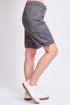 Women's High Rise Long Cargo Shorts