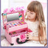 Kids Princess Makeup Kit Washable Non Toxic Cosmetic Set with Case