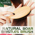 BOOMSLIFE Boar Bristle Hair Brush Women Combs for Hair Wood HairBrush Detangle Straightener Brush Hair Comb Barber Accessories