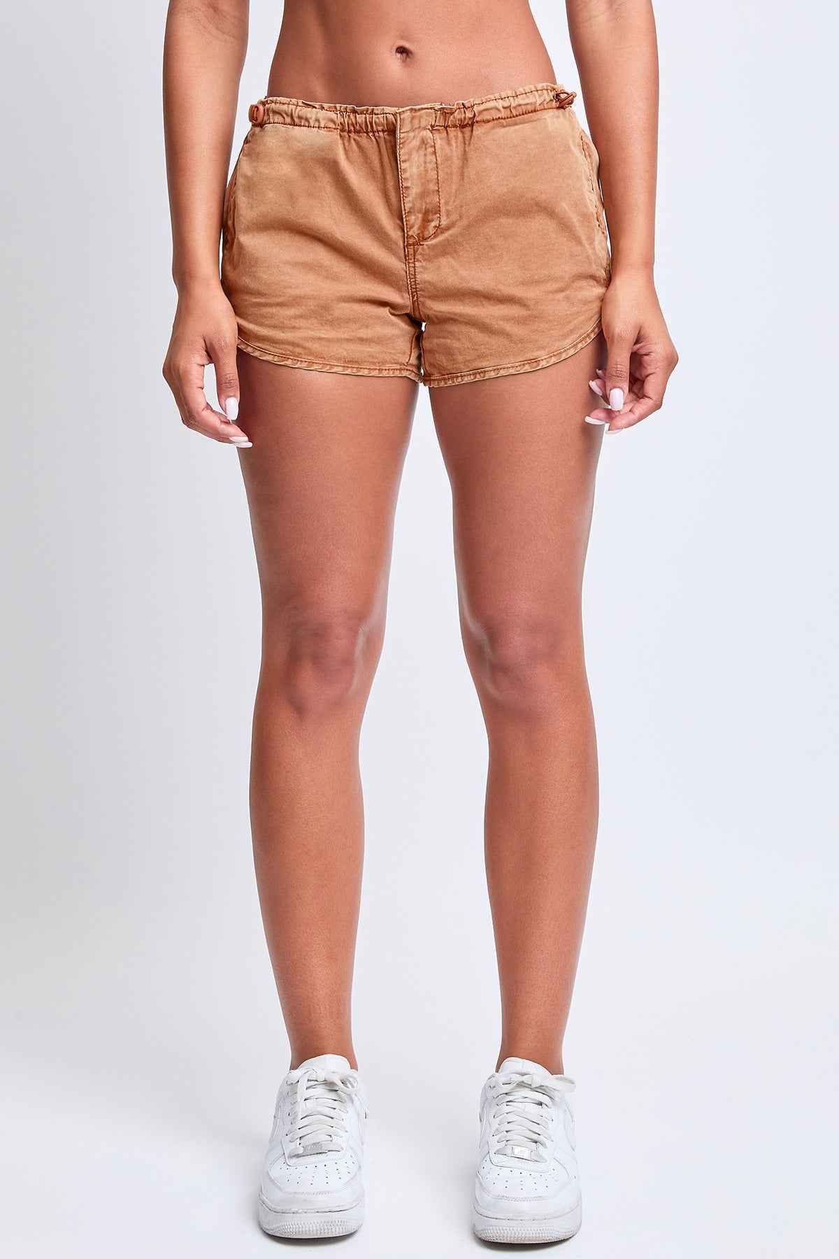 Women's Pull On Bungee Poplin Shorts