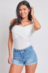 Women's Raw Edge Cuff Denim Short