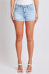 Women's Raw Edge Cuff Denim Short