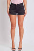Women's Raw Edge Cuff Mid Rise Denim Short