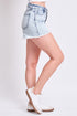 Women's High Rise Fray Hem Shorts