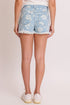 Women's Floral Printed Fray Hem Shorts