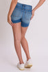 Women's Luxe High Rise Long Denim Shorts