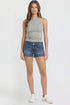 Women's Low Rise 90's Flap Pockets Shorts