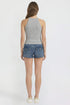 Women's Low Rise 90's Flap Pockets Shorts