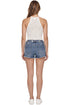 Women's Fray Hem Belted Shorts