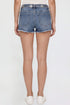 Women's Fray Hem Belted Shorts