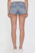 Women's Luxe Fray Hem Belted Shorts