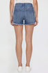 Women's Fray Hem Belted Shorts