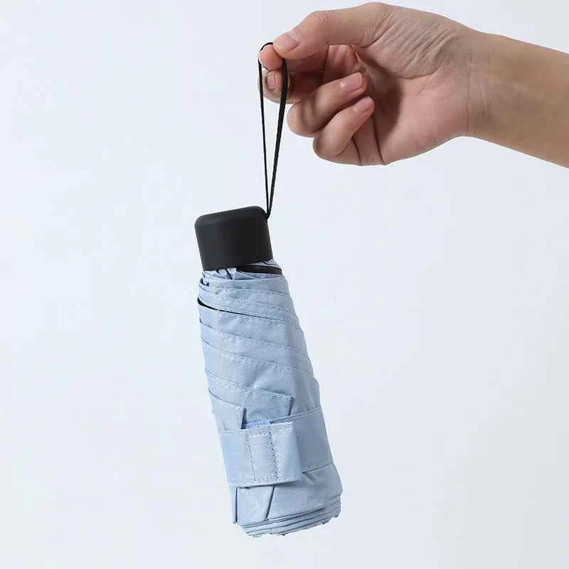 Mini Pocket Travel Umbrella Windproof Automatic Folding Compact Rain Umbrella