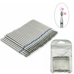 50pc Diamond Nail Drill Cuticle Clean Bit Set Milling Cutter for Manicure Electric  Bits Accessories Dead Skin Remove Tool
