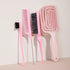 5pcs comb set Relaxing Elastic Massage Comb Hollow Out Hair Brush Scalp Massage Combs Hair Styling Spray bottle Hair Salon Tools