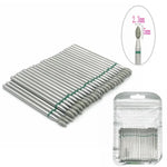 50pc Diamond Nail Drill Cuticle Clean Bit Set Milling Cutter for Manicure Electric  Bits Accessories Dead Skin Remove Tool