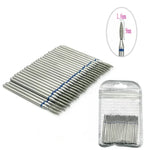 50pc Diamond Nail Drill Cuticle Clean Bit Set Milling Cutter for Manicure Electric  Bits Accessories Dead Skin Remove Tool