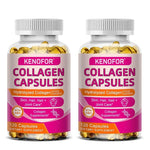 Kenofor 120 Hydrolyzed Collagen Capsules - Support Skin & Joint & Hair & Nail Health - Collagen Supplement