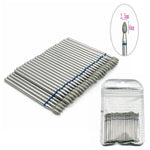 50pc Diamond Nail Drill Cuticle Clean Bit Set Milling Cutter for Manicure Electric  Bits Accessories Dead Skin Remove Tool