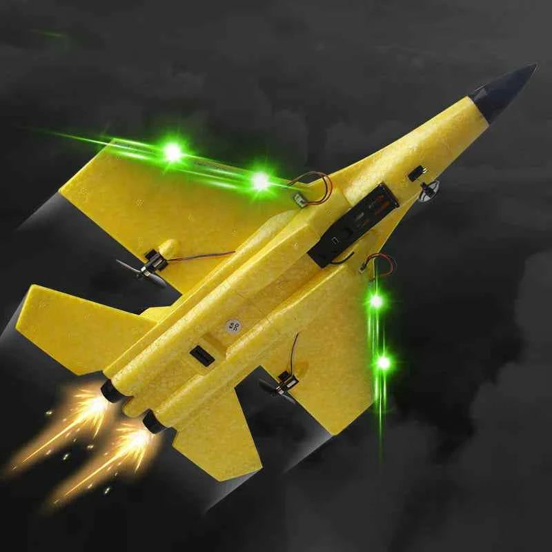 Kids RC Airplane 2.4GHz Fighter Jet Glider Remote Control Plane