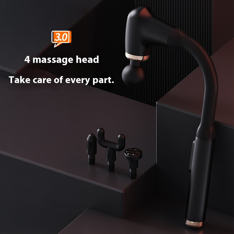 2026 New Smart Curved Hook Fascia Gun Electric Massager