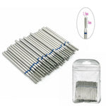 50pc Diamond Nail Drill Cuticle Clean Bit Set Milling Cutter for Manicure Electric  Bits Accessories Dead Skin Remove Tool