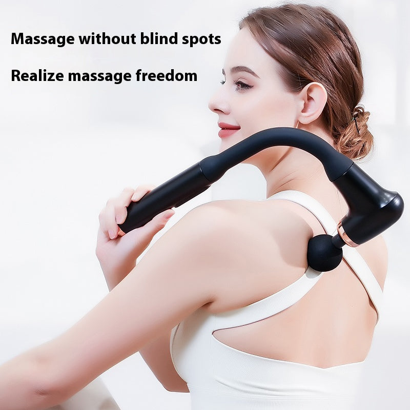 2026 New Smart Curved Hook Fascia Gun Electric Massager