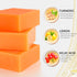 LKIAE Organic Turmeric Soap Bar, Natural Herbal Hand Made Whitening Soap, Remove Melanin, Acne, Spots, For Face And Body,200g